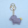 2027 Lunar New Year Goat Pendant Durable Pu Sheep Keychain Bag Decor Gift For Friends
