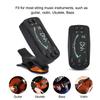 Walfront Portable LCD Digital Tuner and Metronome Electronic Tuner with 360 Degree Rotation for Tuning Guitar Tuning Guitar 2-in-1 Clip-On Guitar,