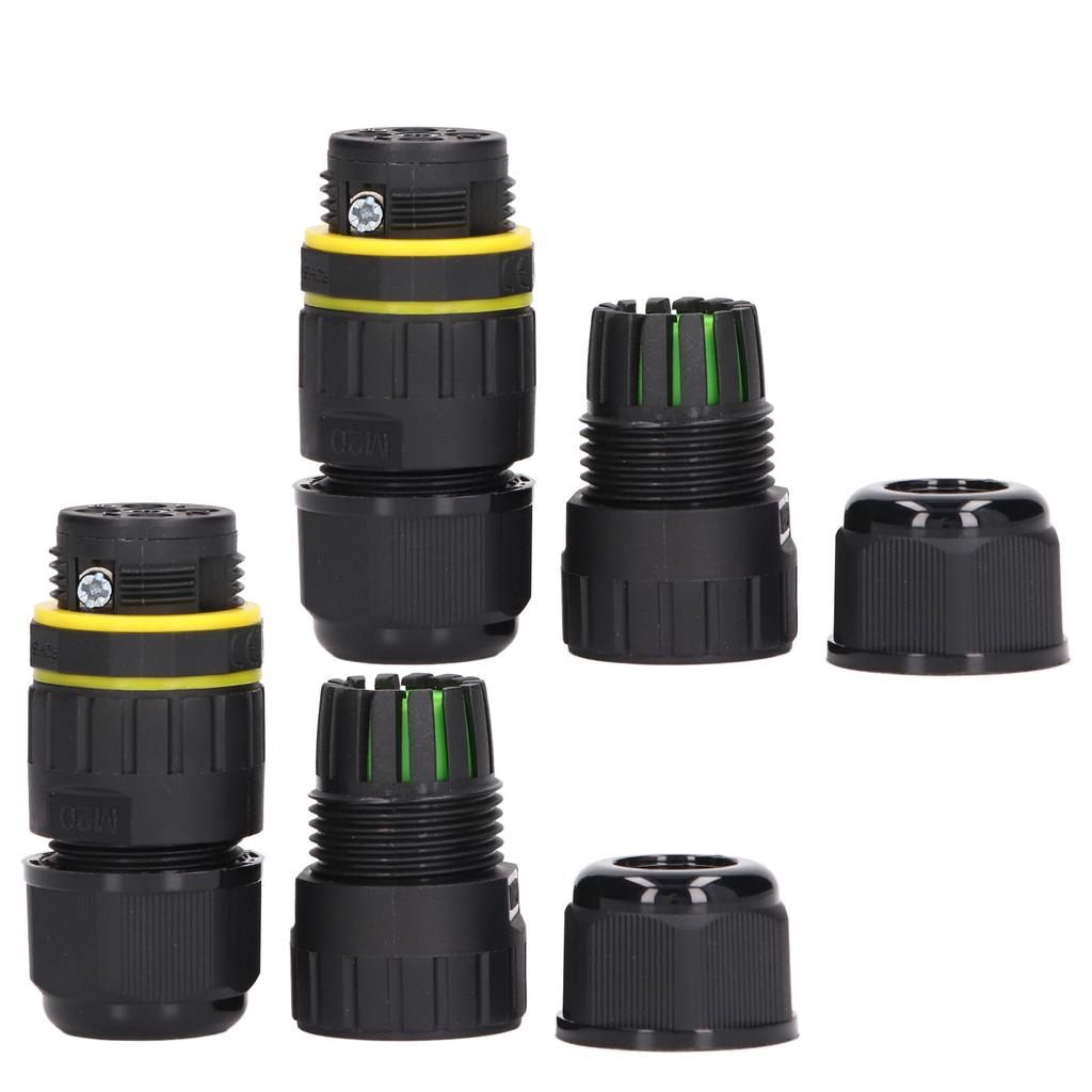 2pcs Junction Box Connector Multifunctional IP68 Waterproof Junction Box Cable Connector for