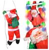 Mikołaj na drabinie LED multikolor MORE&DECO