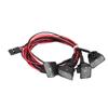 RC Crawler Roof Lights LEDs Light Bar Lamp for Axial Scx10 Traxxas Trx 4 Car (Red White)