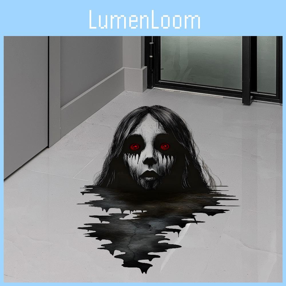 Thriller Halloween Female Ghost Bedroom Living Room Home Stickers Decoration