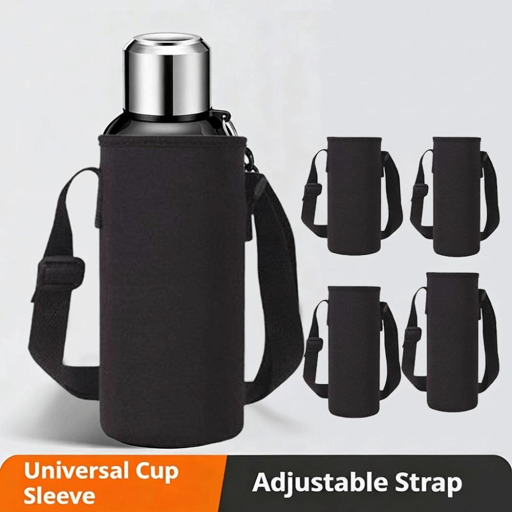 Nuova Copertura per Tazza Termica 600-1500ML con Tracolla Borsa Termoisolante per Bottiglia d'Acqua Borsa Antiscivolo per Bottiglia
