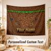 Custom Name Text Tapestry,Minecraft Boho Wall Hanging, Decorative Backdrop Tapestry For Room