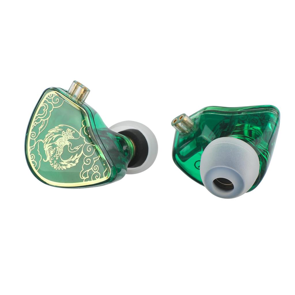 LINSOUL TANGZU Dynamic Diaphragm Monitors with Wan'er S.G High-End In-Ear (Green - Microphone)