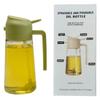 Dual-Use Atomizing Glass Oil Spray & Pour Bottle
