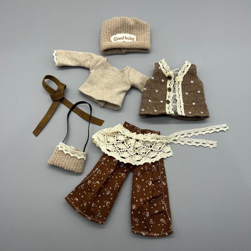 30cm Doll Outfit Set /6 Scale Clothes for GL Body Ghost Mom Casual Dress for Collectible Dolls Playtime