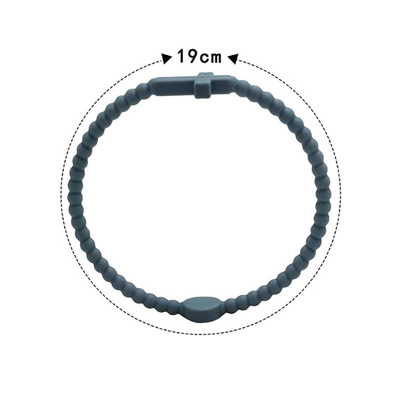 5 stk Enkelt korsarmbånd Silikon Tynne armbånd Barnas Fargerike armbånd