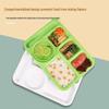 Durable Melamine 6-Compartment Canteen Tray