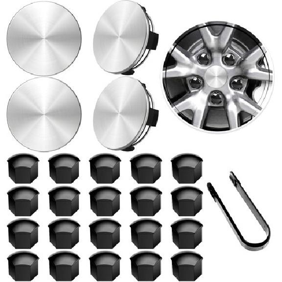 Wheel Center Caps for Model Y Model 3 19 Inch Model S 20 Inch Wheel Hub Silver