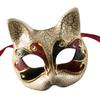 Masque de Mascarade Demi-Visage Masque pour les Yeux d'Halloween Déguisement Demi-Visage Mascarade Décoration de Costume pour Femmes Hommes