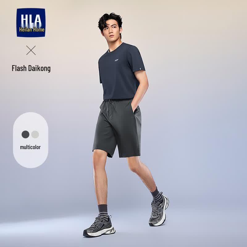 HLA Men s Shining Space Series Casual Drawstring Shorts 38