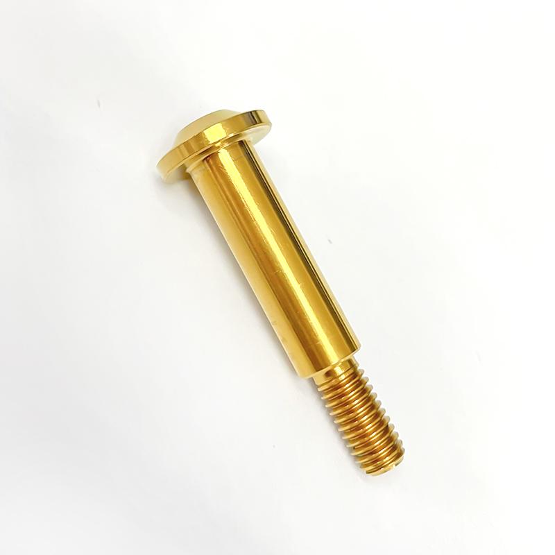 Tmj Titanium Alloy Bolts Motorcycle Brake Lever Screw for Rod Screws Straight Push Hydraulic Pump Screw and 1Nut