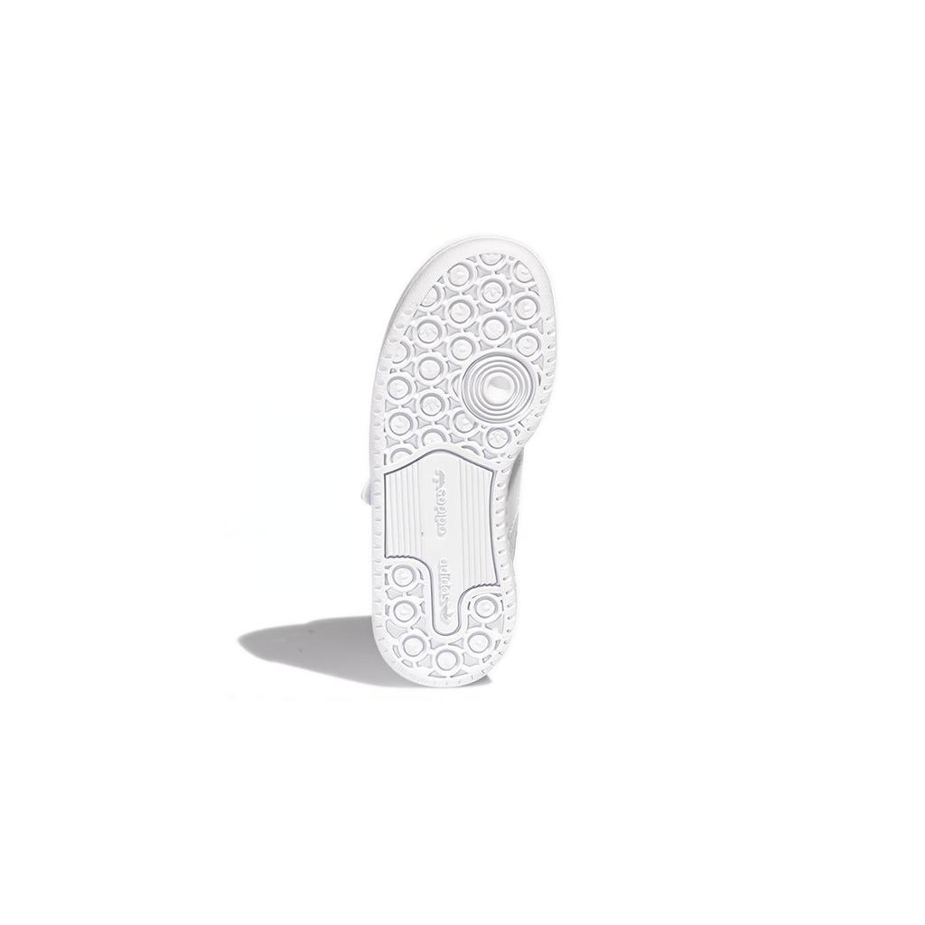 Adidas Originals FORUM Low C Comfortable Abrasion Resistant Low top Skateboard Shoes White Children Aged 3 7 Years Old H01454