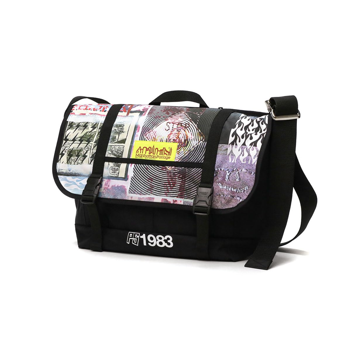 

Genuine Messenger Bag MP1615PS Bike Messenger Bag Peter Sutherland Black [Manhattan Portage] [Official] чорний
