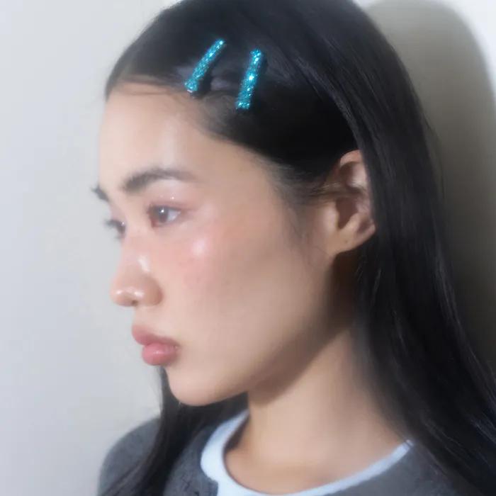 [2SET] petit cubic hair pin - 4color