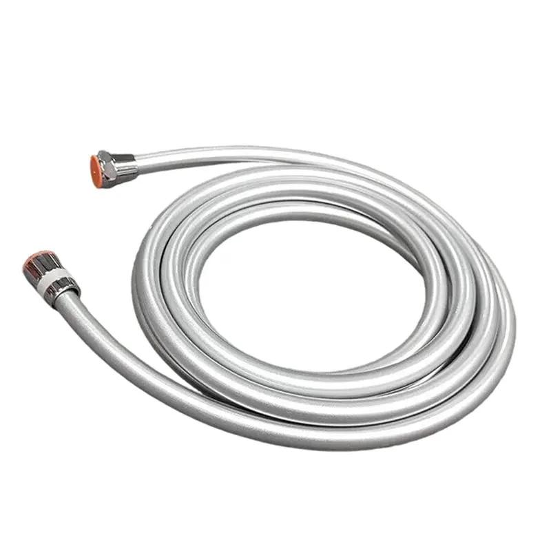 

1.5m Bathroom Faucet Hose Extension Pipe Home Universal Flexible Anti Winding Explosion-proof Tube PVC Handheld Shower Head Hose 150cm