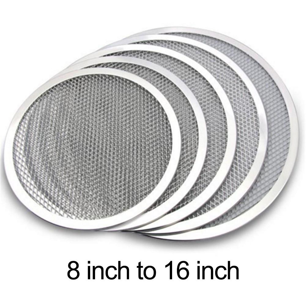 High Quality Aluminum Pizza Pan with Rolled Edge and Ventilation Design