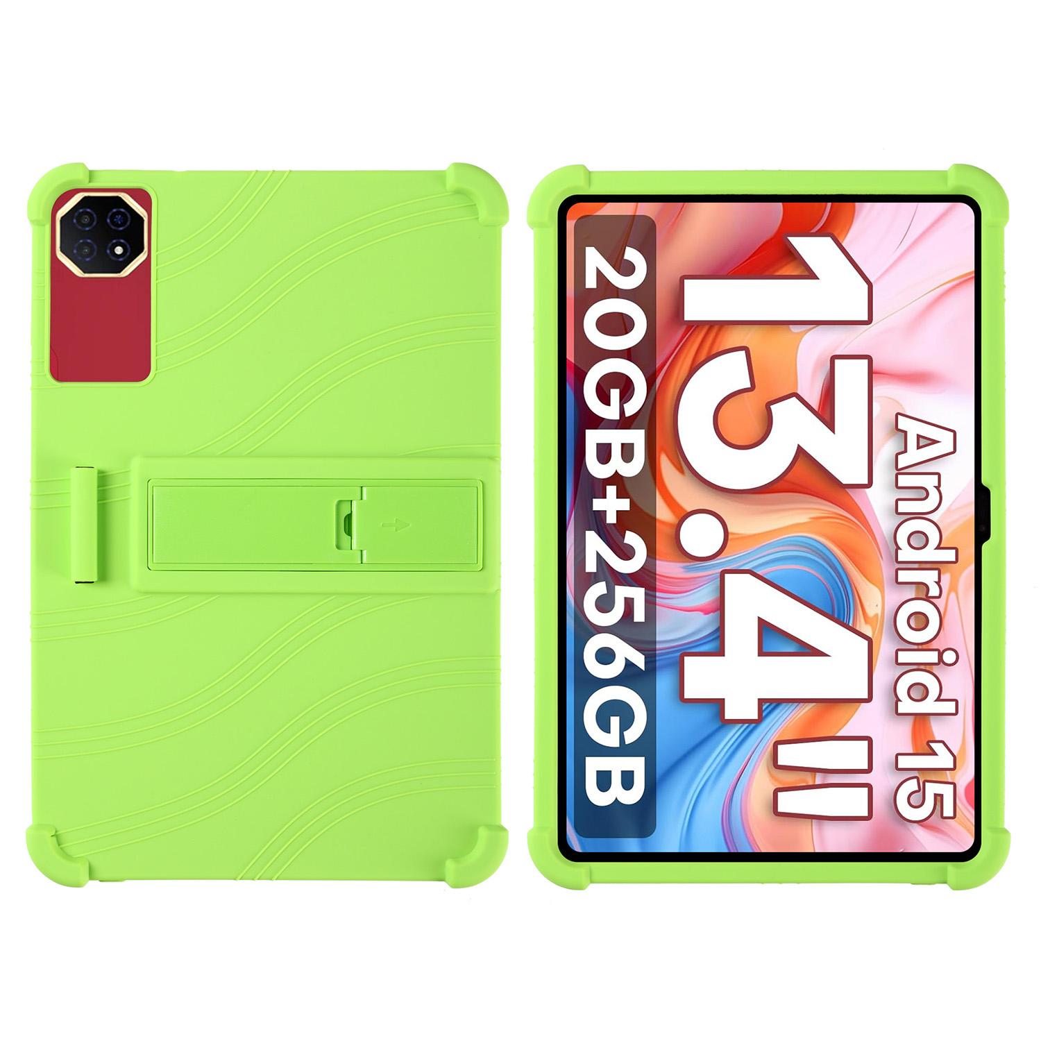 

Tablet Case For Doogee Tab G6 Max / Teclast T65 Plus / T65 Adjustable Kickstand Silicone Tablet Protective Cover