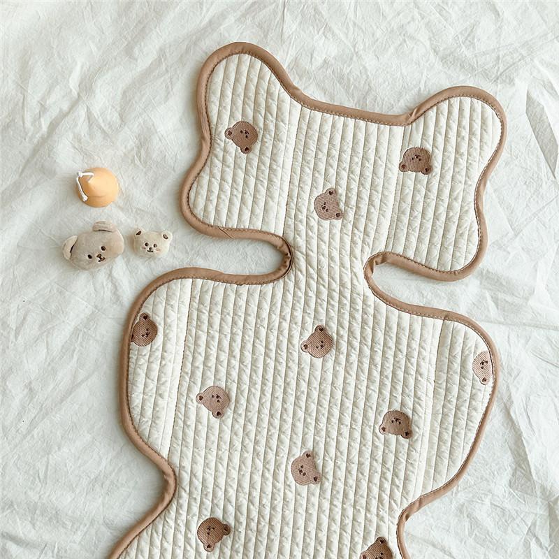 Baby Kinderwagen Liner Atmungsaktive Weiche Baumwolle Neugeborenen Auto Sitzkissen Sitz Pad Infant Kinderwagen Matratze Matte Kind Kinderwagen