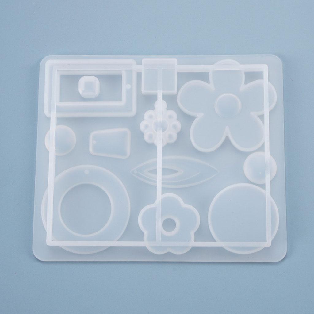 Mold Fashionable Ear Studs Casting Handmade Earrings Silicone Mold Eardrops Danglers Uv Crystal Resin Epoxy Mold