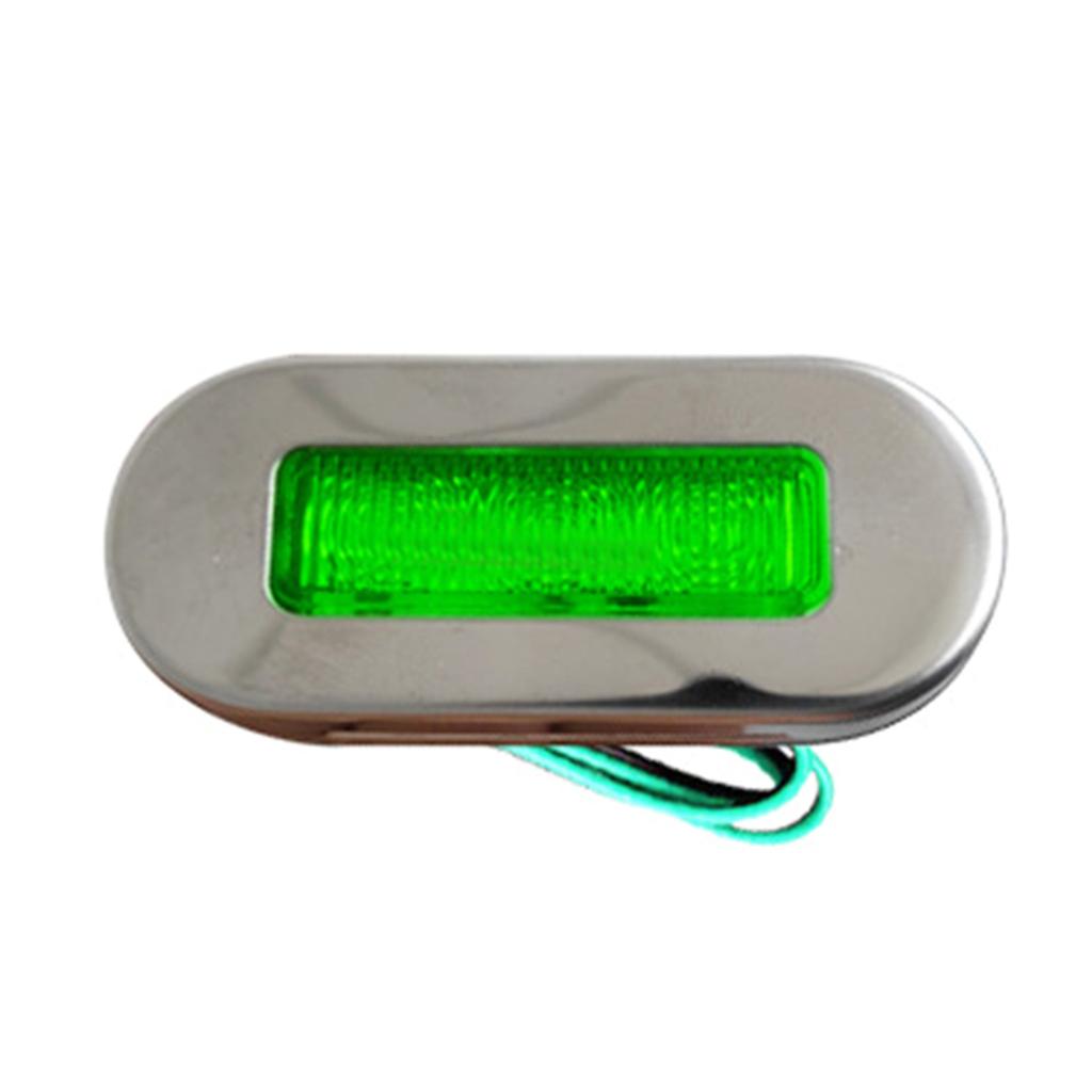 Edelstahl-Innenbeleuchtung, längliche 3-Zoll-LED-Gehweganzeige, Innen- und Außen-Innenbeleuchtung, Oberflächenmontagebeleuchtung