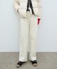 BENSIMON Semi-Wide Corduroy Pants - Cream