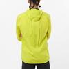 Salomon Bonatti Trail Letter Print Comfortable Hooded Jacket Unisex Jacket Yellow Green LC2254000