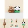 Adorable Bamboo Panda Plush Toy Keychain Cute Bag Accessory With Soft Pp Cotton