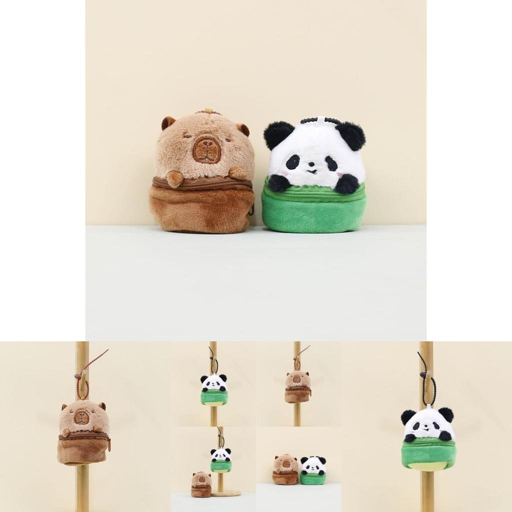 Adorable Bamboo Panda Plush Toy Keychain Cute Bag Accessory With Soft Pp Cotton