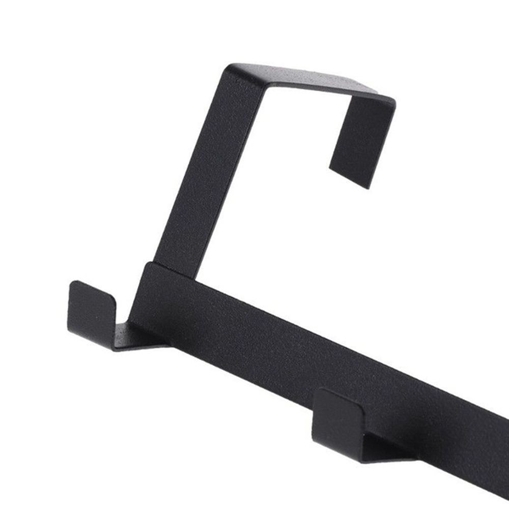 Coat Hat Towel Holder Organizer Over-The-Door Hook Hanging Shelf Storage Rack Hanger