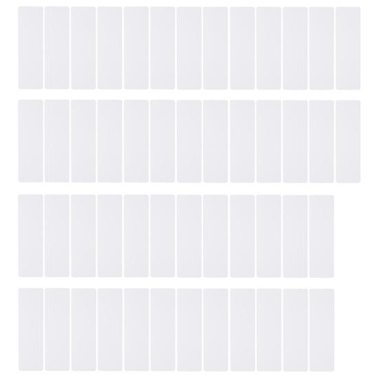 

50 шт., карточки для отображения закладок «сделай сам», персонализируйте свои закладки, карточки с закладками среднего размера белый