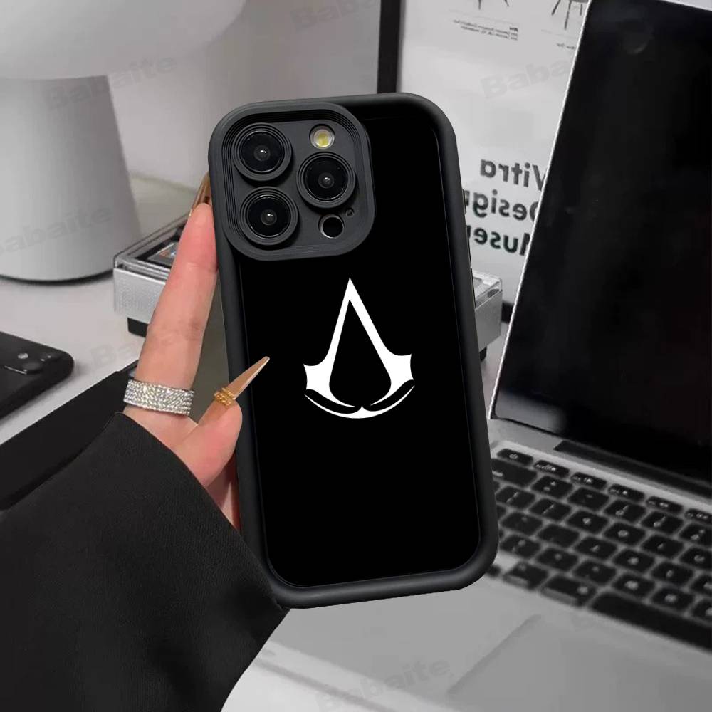 A-Assassin S-Creed Gaming Phone Case For IPhone 17 16 15 14 13 12 11 Pro Max Mini Plus Soft TPU Back Cover