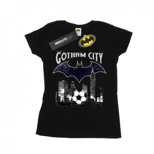 

DC Comics Womens/Ladies Batman Football Gotham City Cotton T-Shirt XXL білий