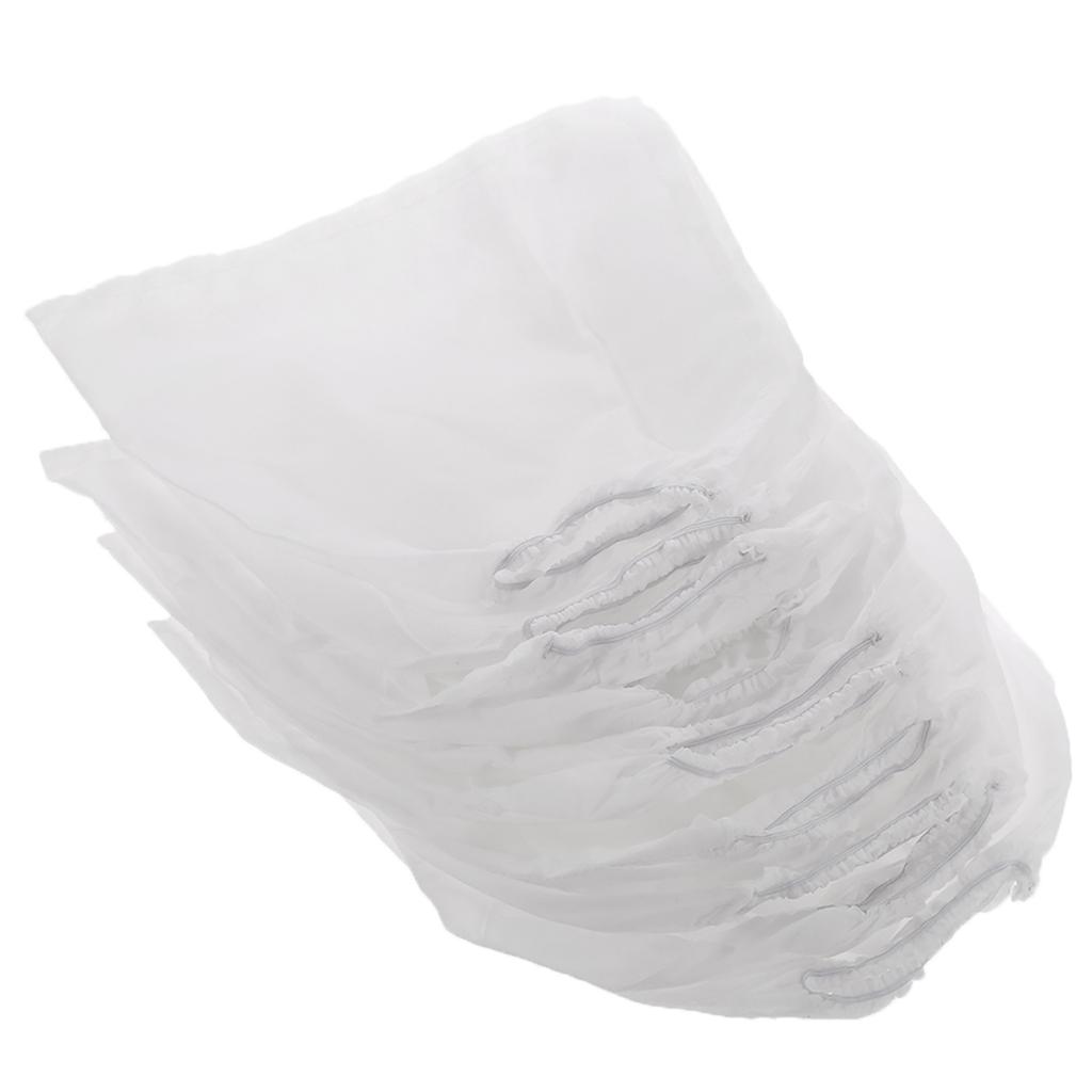 10Pcs White Non woven Replacement Bags For Nail Art Dust Suction Collector High Quality Nails Arts Salon Tools