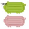 Easy To Clean Countertop Mat Silicone Pot Lid Holder, Cute Pig Shaped, Non Slip Heat Resistant Utensil Holder with Drain Grooves, Multifunctional