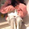 Women's 2025 Autumn/Winter Pure Wool Round Neck Thick Knit Sweater