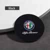 Car Water Coasters Non-slip Insulation Pad Round Cup Groove Mat For Alfa Romeo giulia stelvio giulietta 159 147 156 AccessoriesLR1 