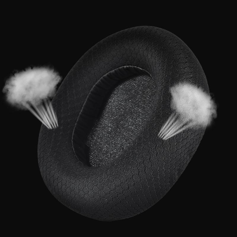 Breathable Headphone Ear Pads Sweat Resistant Design Extended Gaming Hour for Dedicated Model Spare Ear Cushions