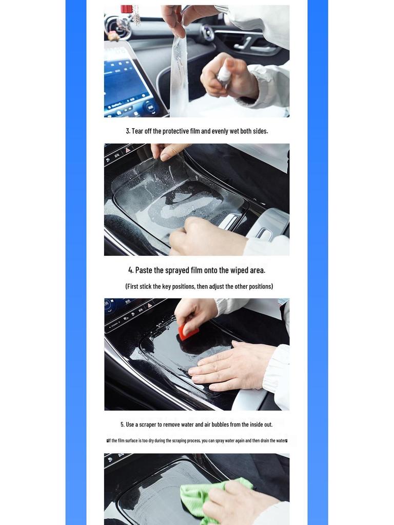 Interior Film, Console & Screen Protectors, Modification Accessories for 26 Geely Boyue Models