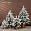 Desktop Christmas Tree Set PE Material Snowy 45-120cm Tabletop Holiday Decor
