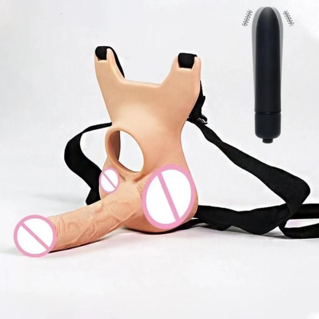 10 Frequency Double Penetration Anal Plug Dildo Butt Plug Vibrator For Men Strap On Penis Vagina Plug Adult Sex Toys For Couples