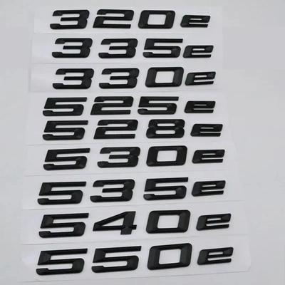 ABS Car Trunk Logo Emblem Letters Sticker For 318e 320e 325e 328e 330e 335e 520e 525e 530e 535e 540e E46 E36 E90 E39 E60 F10