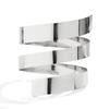 Accessories Design Sense Simple Spiral Personality Retro Bracelet Wide Edge Geometric Punk Style Open Bracelet
