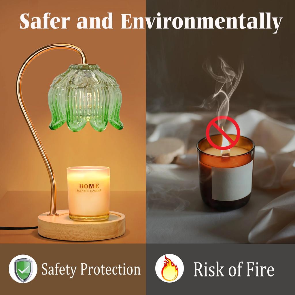 Romanticaromatherapy Wax Melting Lamp Melting Candle Lamp Bedroom Wax Melting Lamp Can Be Timed Dimming Aromatherapy Lampfragrance Birthday Gift