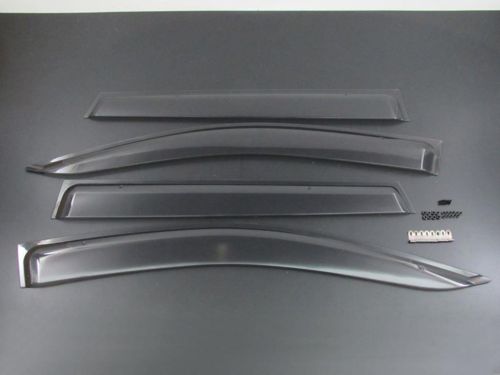 BRIGHTZ Premium Side Door Visors with Hardware for Toyota Corolla Fielder Compatible with Toyota Corolla Fielder (141, 142, 144) [INJ-V-057] (141G,