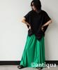 Highly Functional Tops for Cut and Short Free Size 05 Black [antiqua] Women, Sewn, Sleeves, PN-00468