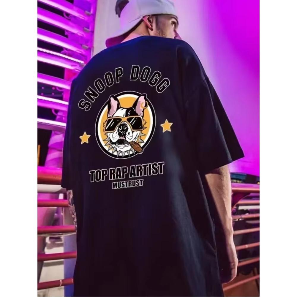Summer New Casual Loose T-shirt Short Sleeved Men's Fashion Loose Printing Large 8XL Hip Hop Couple Wear Half Sleeve Cotton Top
