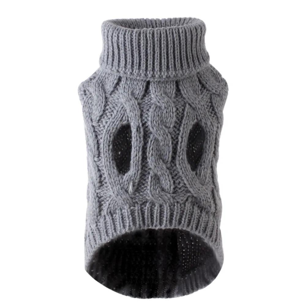 Dog Winter Clothes Knitted Pet Sweater For Small Medium Dogs Chihuahua Puppy Pet Clothes Yorkshire Pure Pullovers