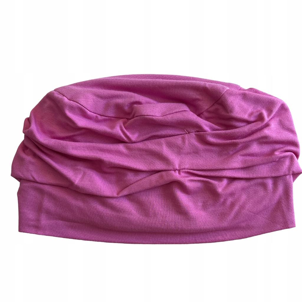 Turban Iryda Róż Z Bambusa Podwójna Modna Czapka Dla Każdej Kobiety